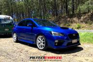 SUBARU WRX SKYLINE MATTE BLACK MACHINED FACE